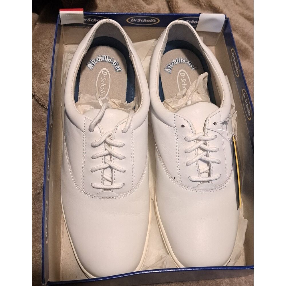 Dr. SCHOLLS AIR PILLO GEL DUTY  SNEAKERS White  9 M WORK SHOES NIB